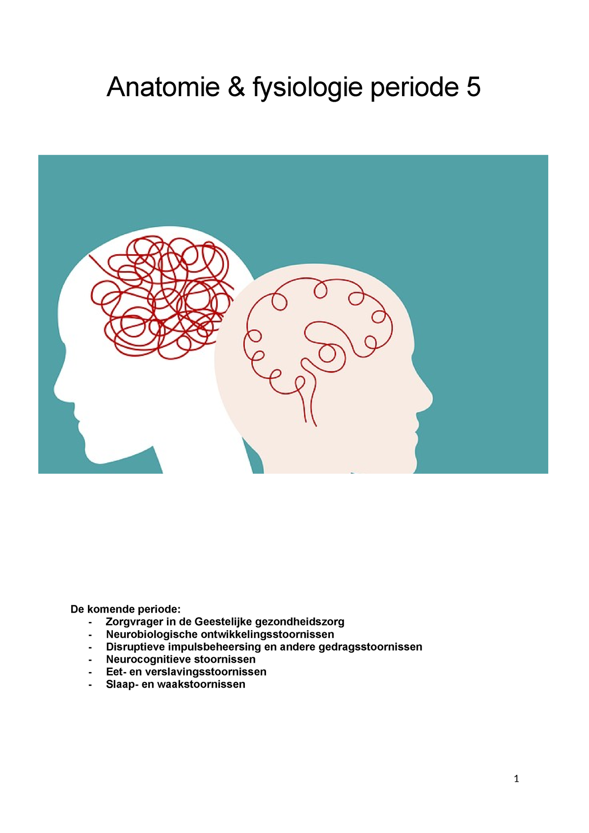 Anatomie Samenvattingen GGZ 2 - Anatomie & Fysiologie Periode 5 De ...