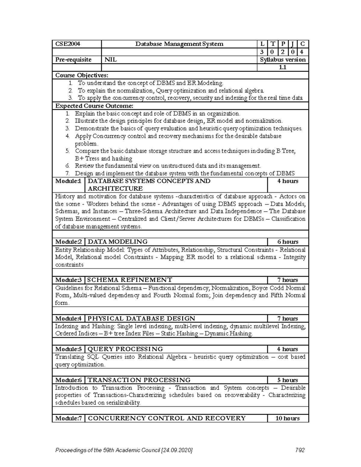 CSE2004 Database- Management- Systems ETH 1.1 57 CSE2004 59 ACP ...