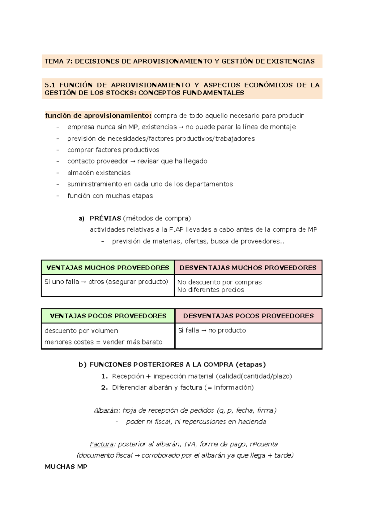 Tema 7 decisiones de aprovisionamiento y gestión de existencias - TEMA ...