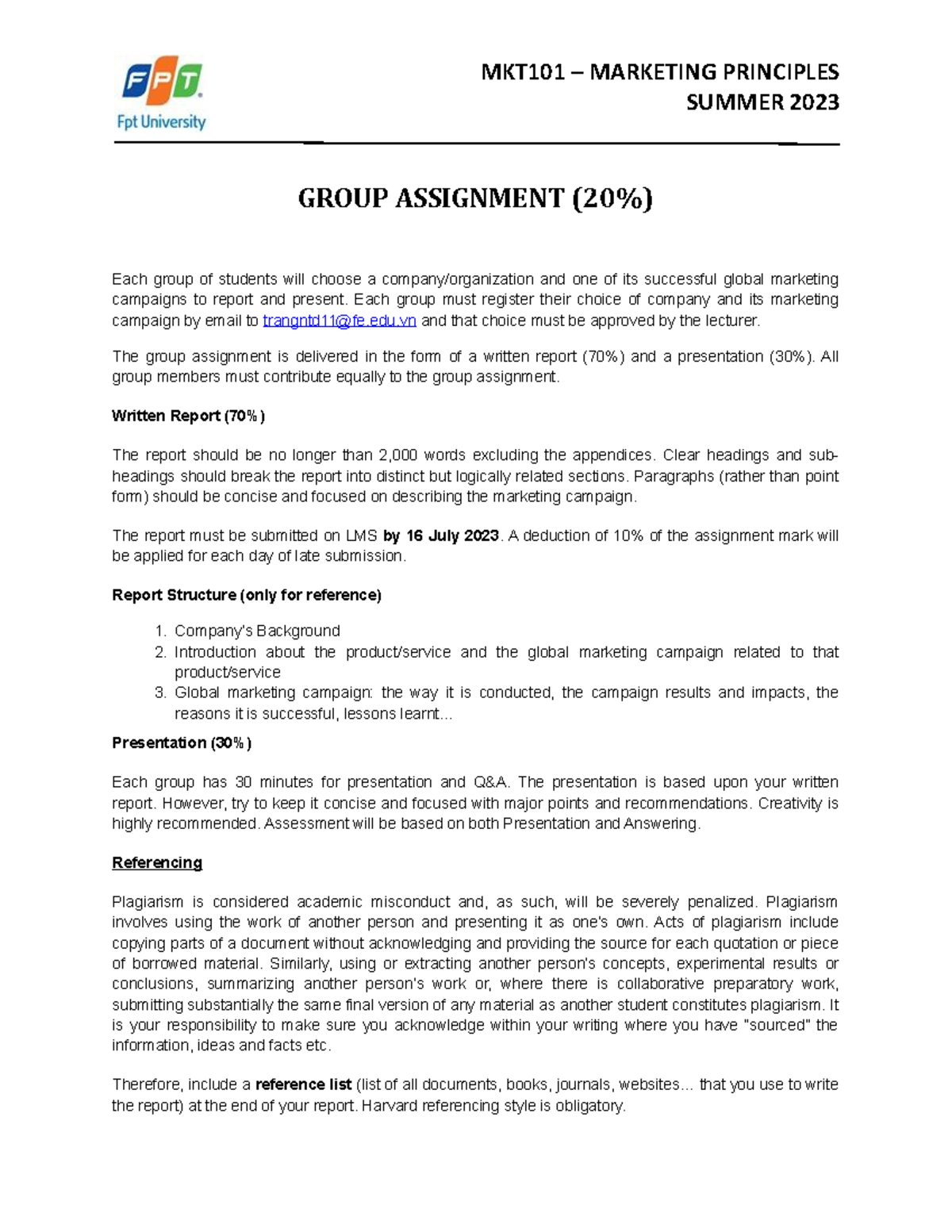 mkt243 group assignment 2021