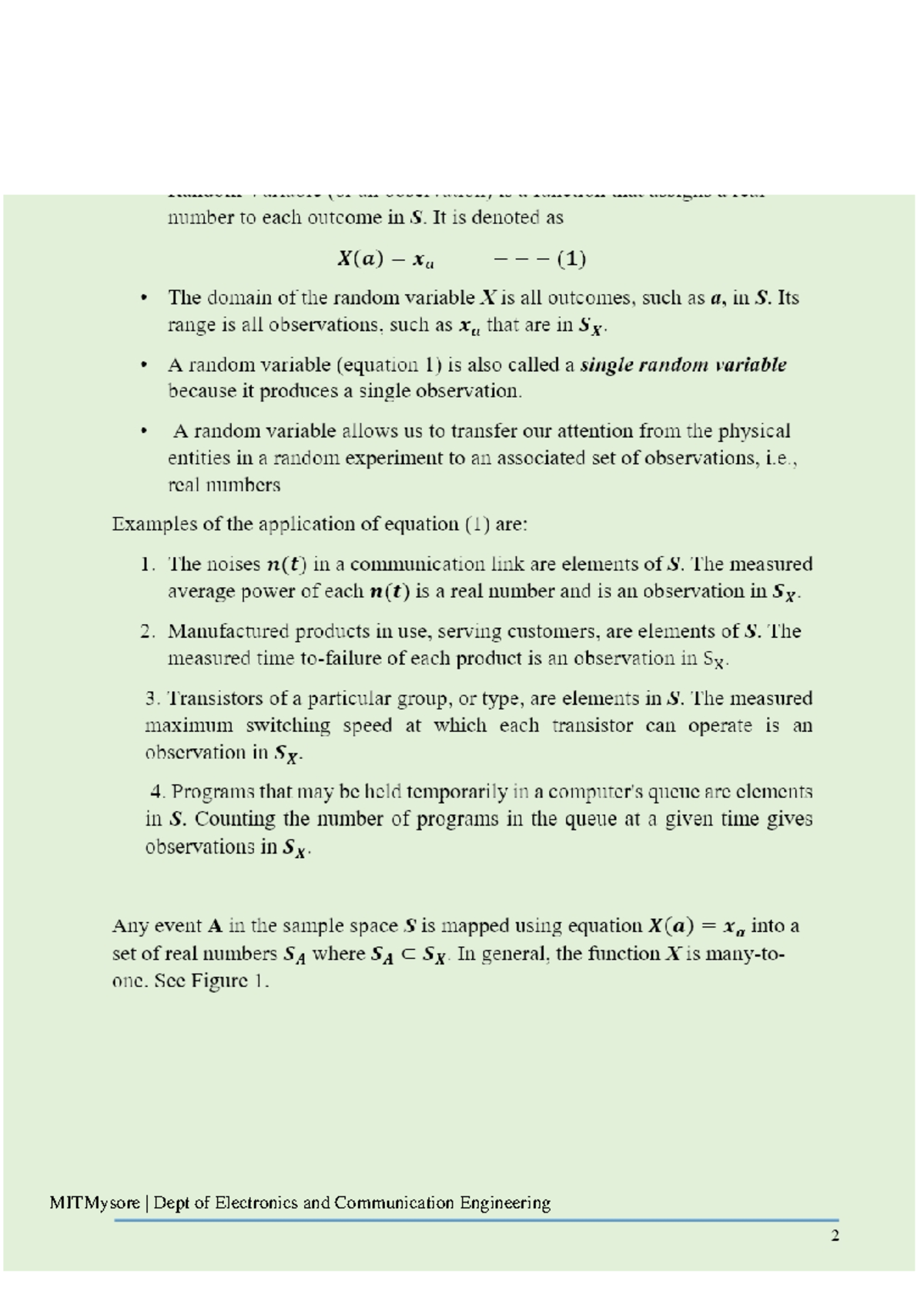 Engineering Mathematics Unit 1 Engineering Mathematics V Probability Engineering Mathematics Unit 1 Engineering Mathematics V Probability