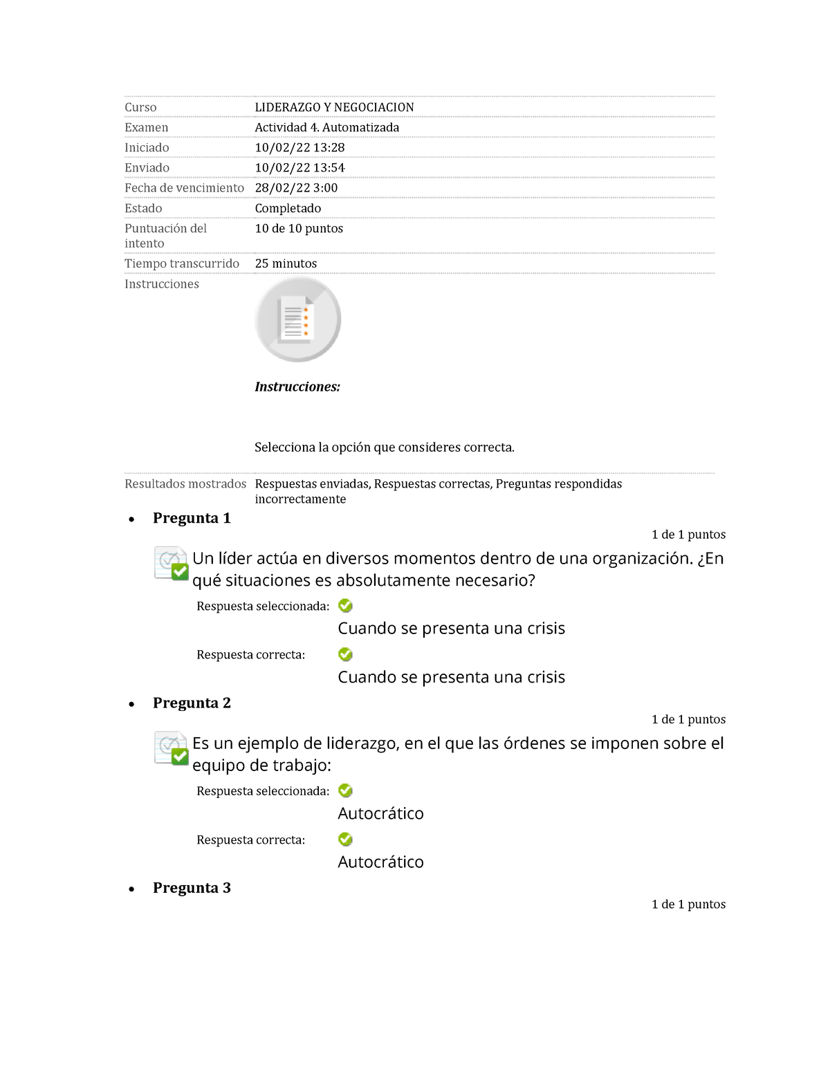 Automatizada 4 Actividad Liderazgo Y Negociacion - Curso LIDERAZGO Y ...