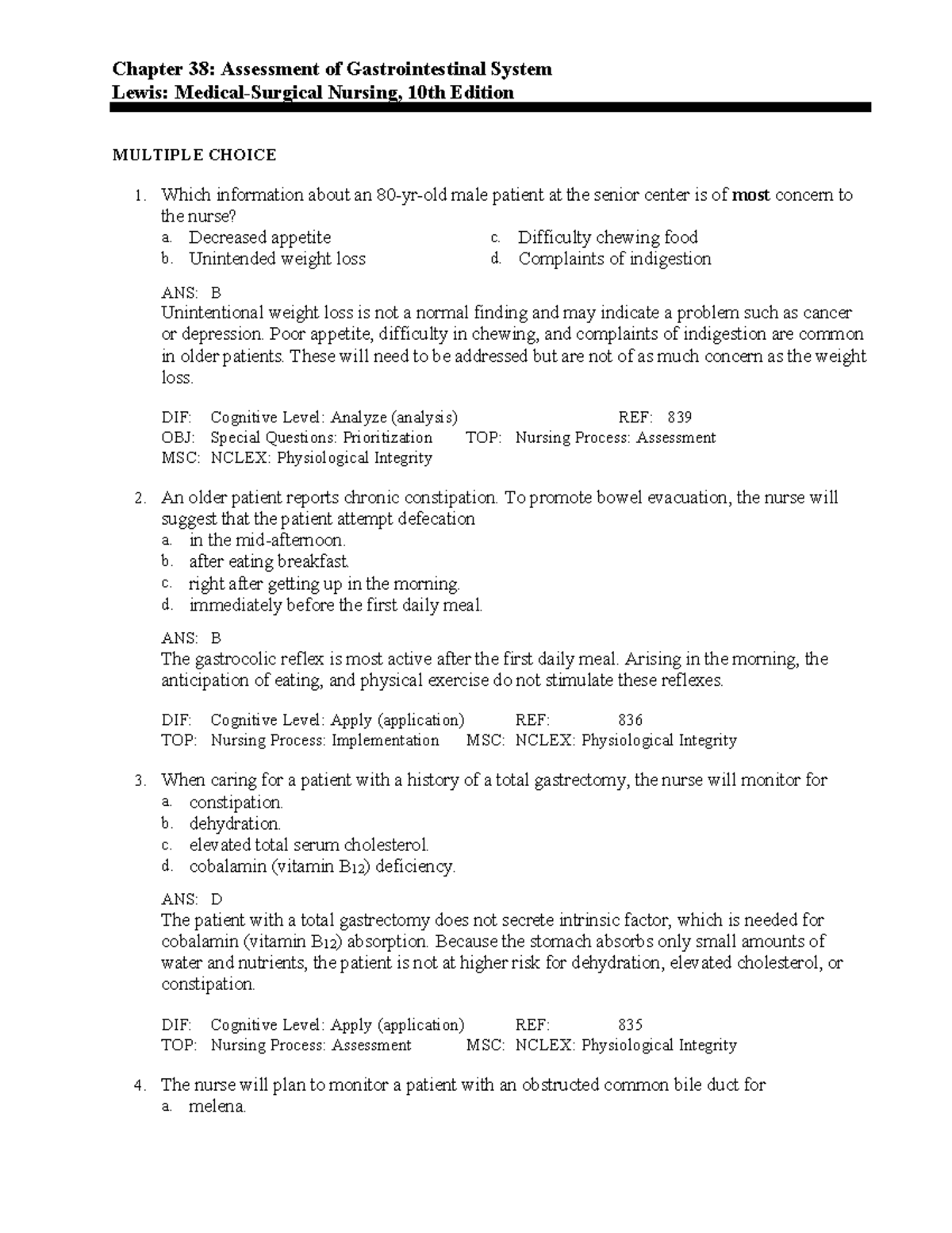 Exam 3 - Exam 3 practice questions - N313R - UNLV - Studocu