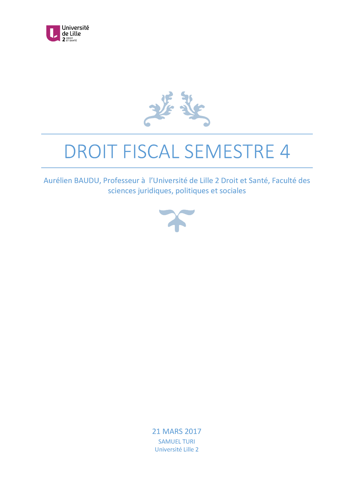dissertation en droit fiscal