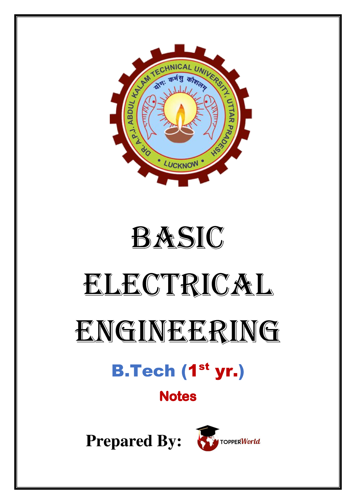 BEE Notes ALL Units - Basic Electrical Engineering B ( 1 St Yr.) Notes ...