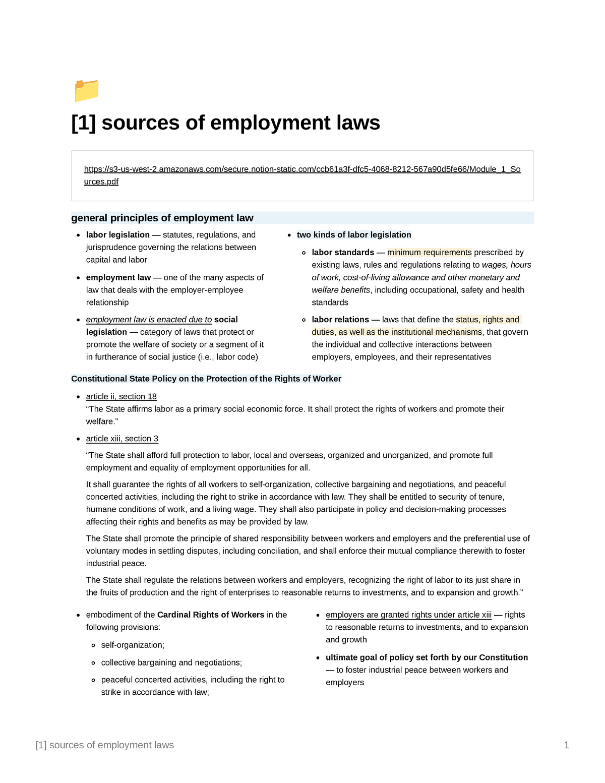 1-sources-of-employment-laws-1-sources-of-employment-laws-studocu