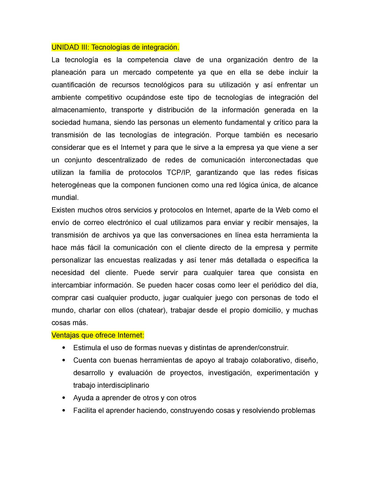 Unidad 3 Mercadotecnia Electronica Unidad Iii Tecnologías De