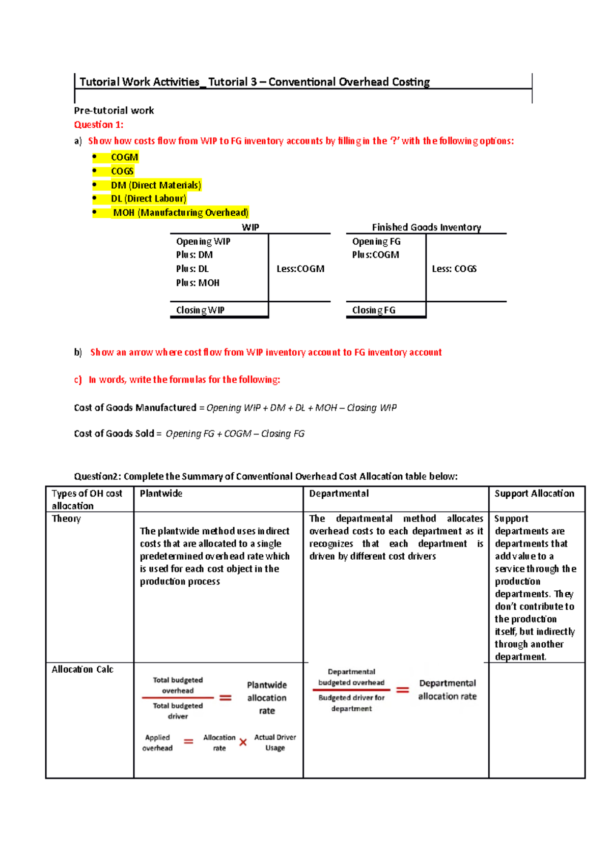 Pre Work - Pre work CMS - Tutorial Work Activities_ Tutorial 3 ...
