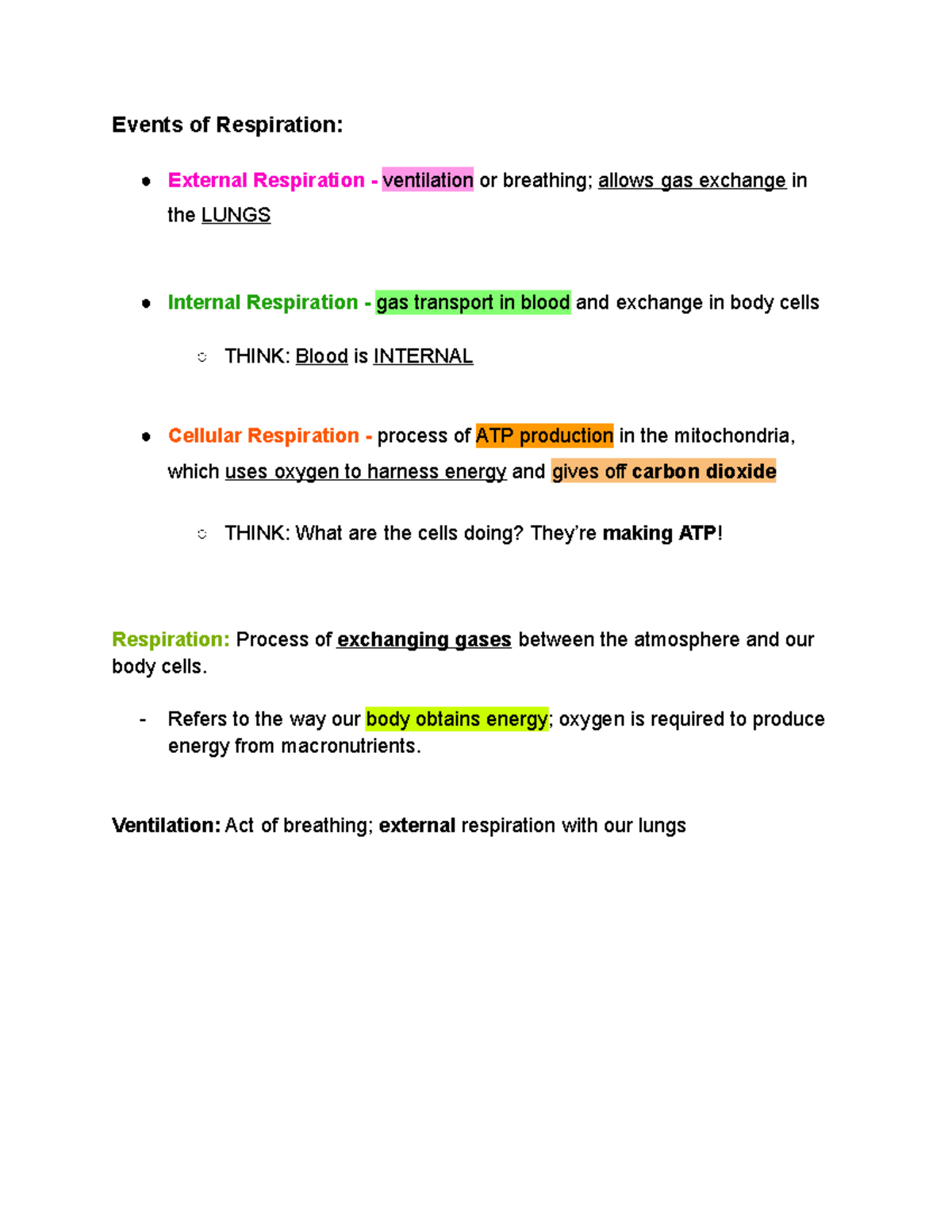 BISC 227 Exam 4 Prep - Respiratory, Urinary, And Electrolyte Balance ...