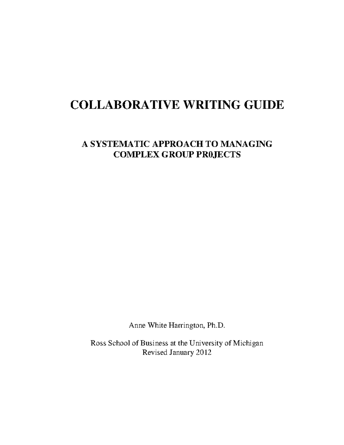 Class 07_ Harrington_ Guidelines for Collaborative Writing.pdf Error ...