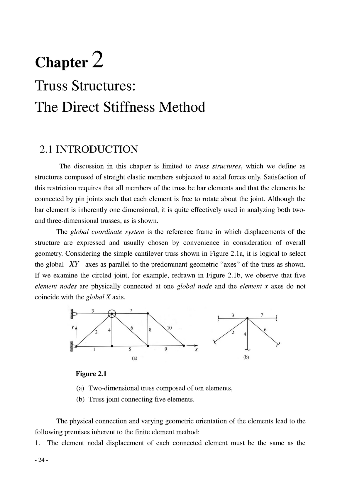 2-书 - Computational Mechanics 2 - Chapter 2 Truss Structures: The ...