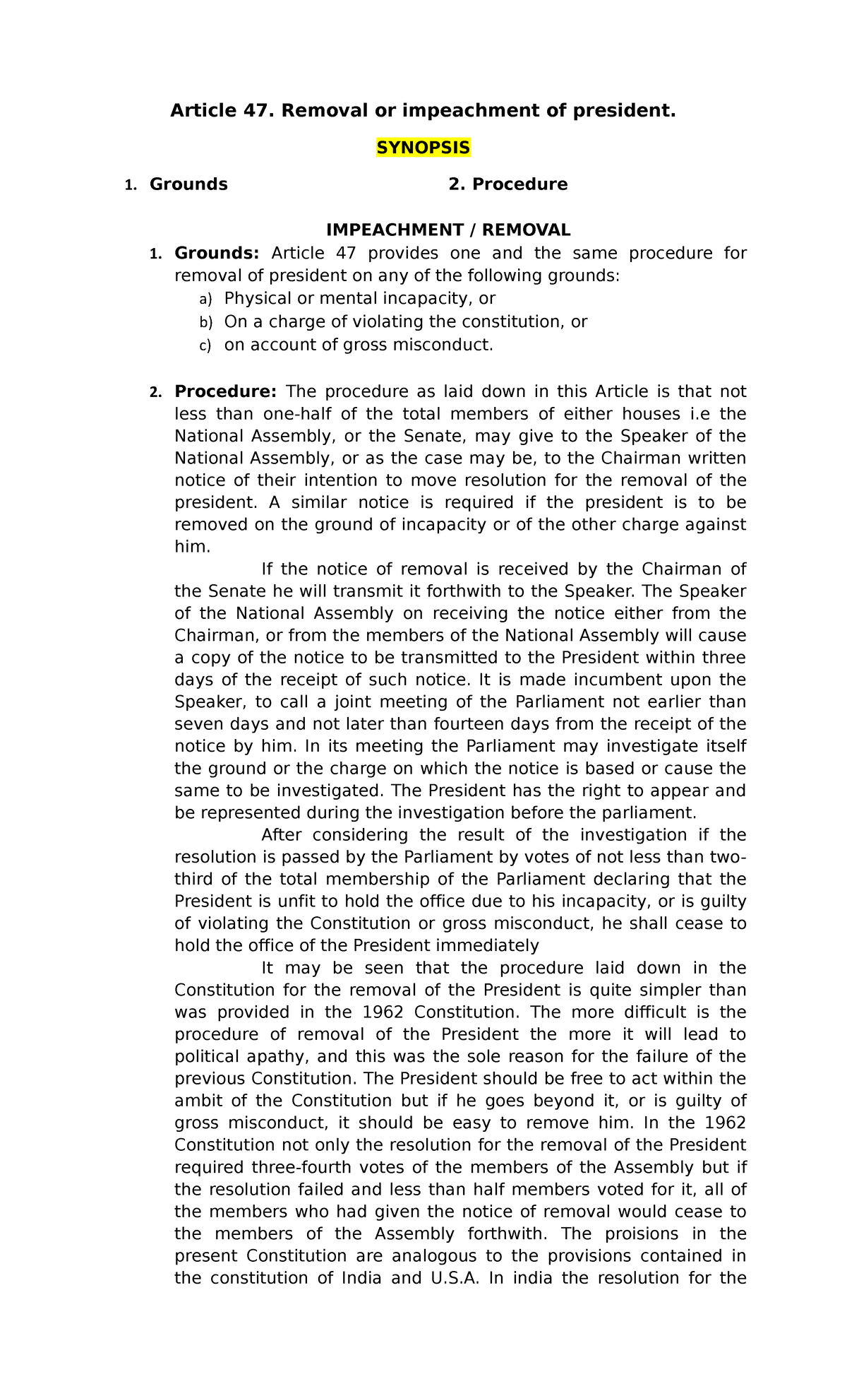 Article 47 - HEHHEHEEHADHMSDB - English Jurisprudence - Studocu