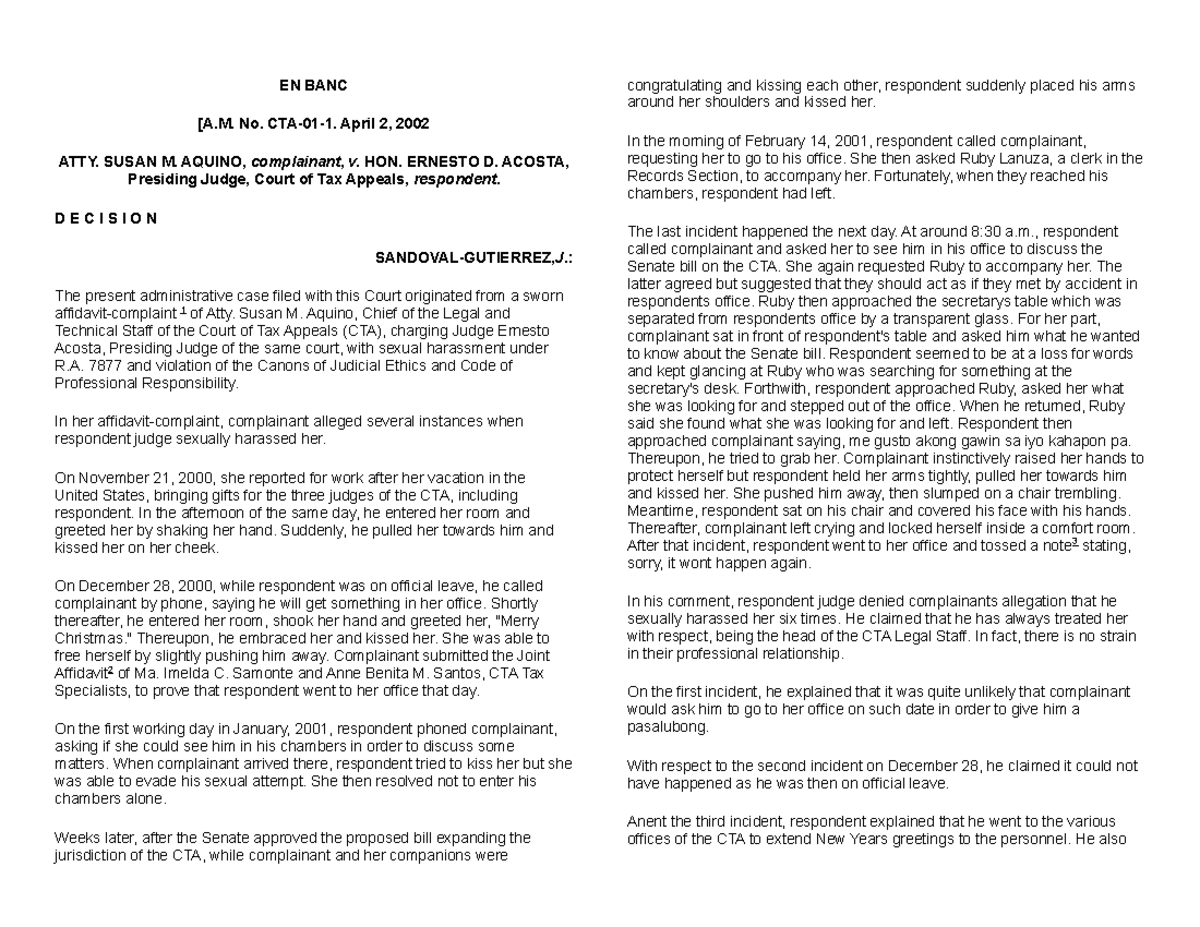 82-118 Fulltext - Full Text - En Banc [a. No. Cta-01-1. April 2, 2002 