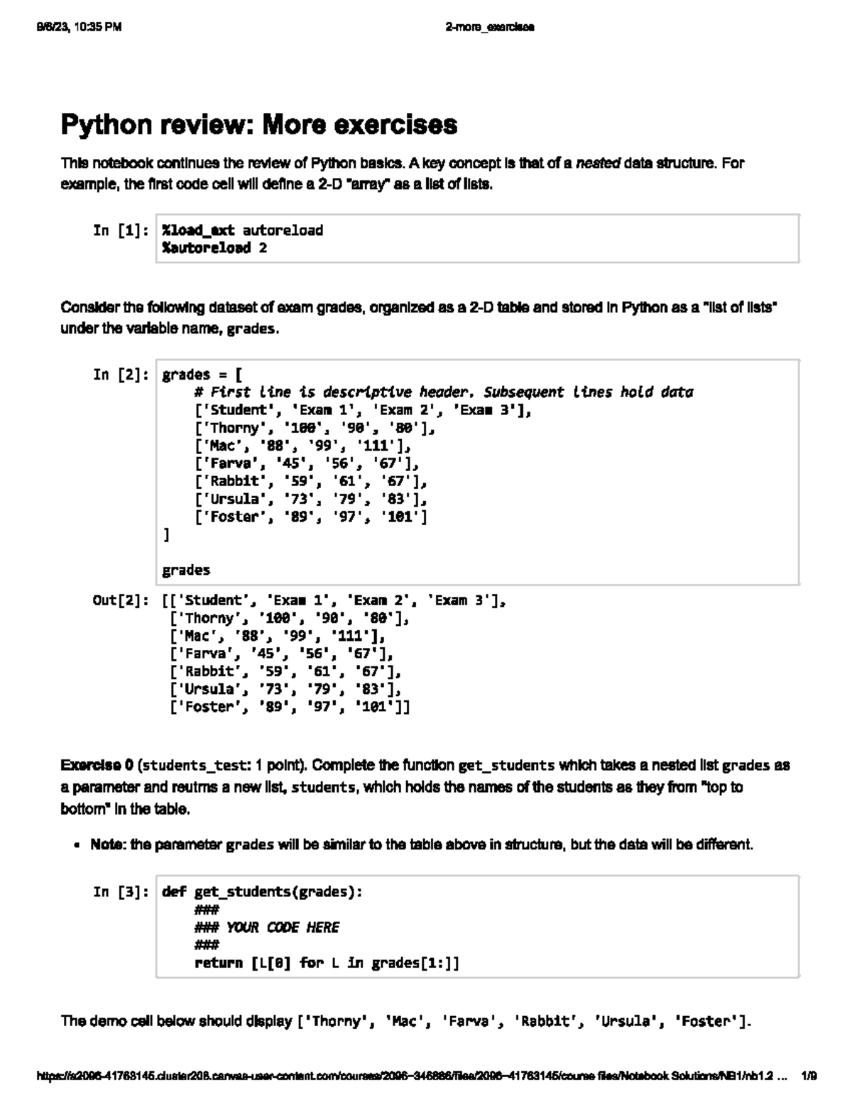 Cse 6040 Midterm 1 - jutkfir