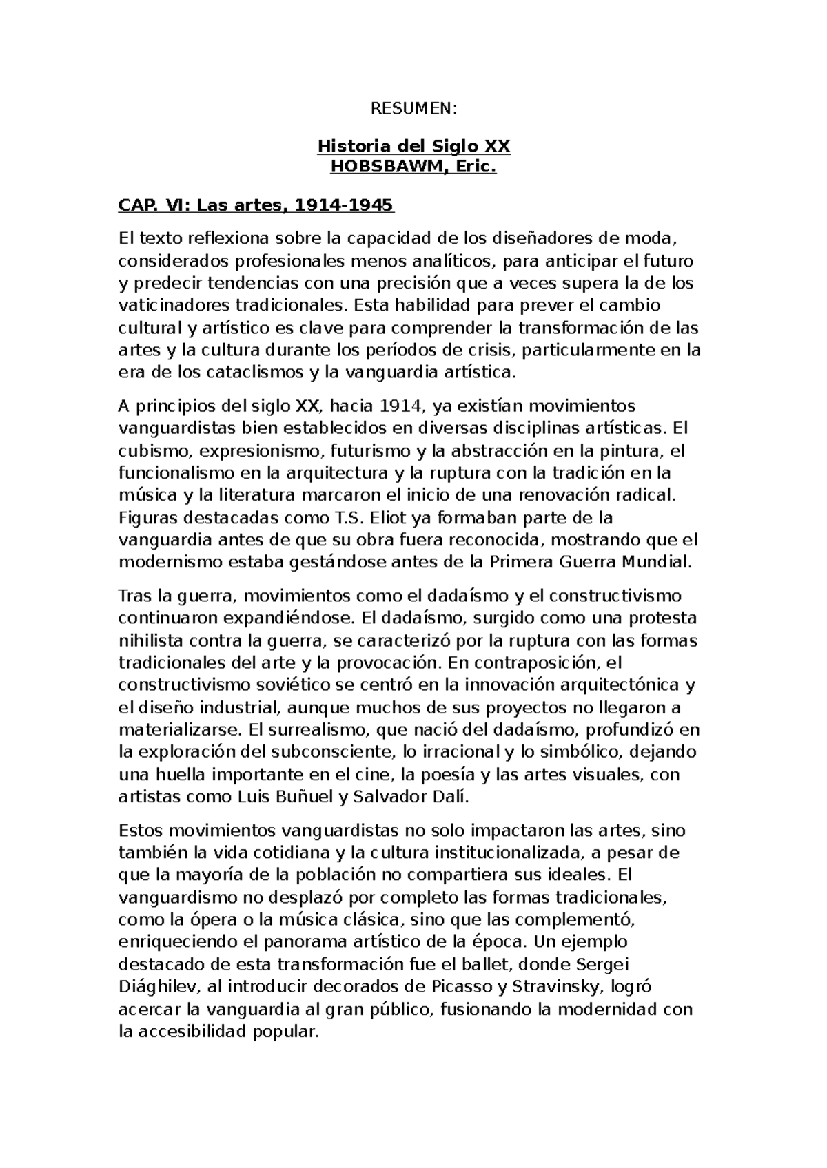 Resumen Hobsbawm Historia del - Thumb 1200 1696