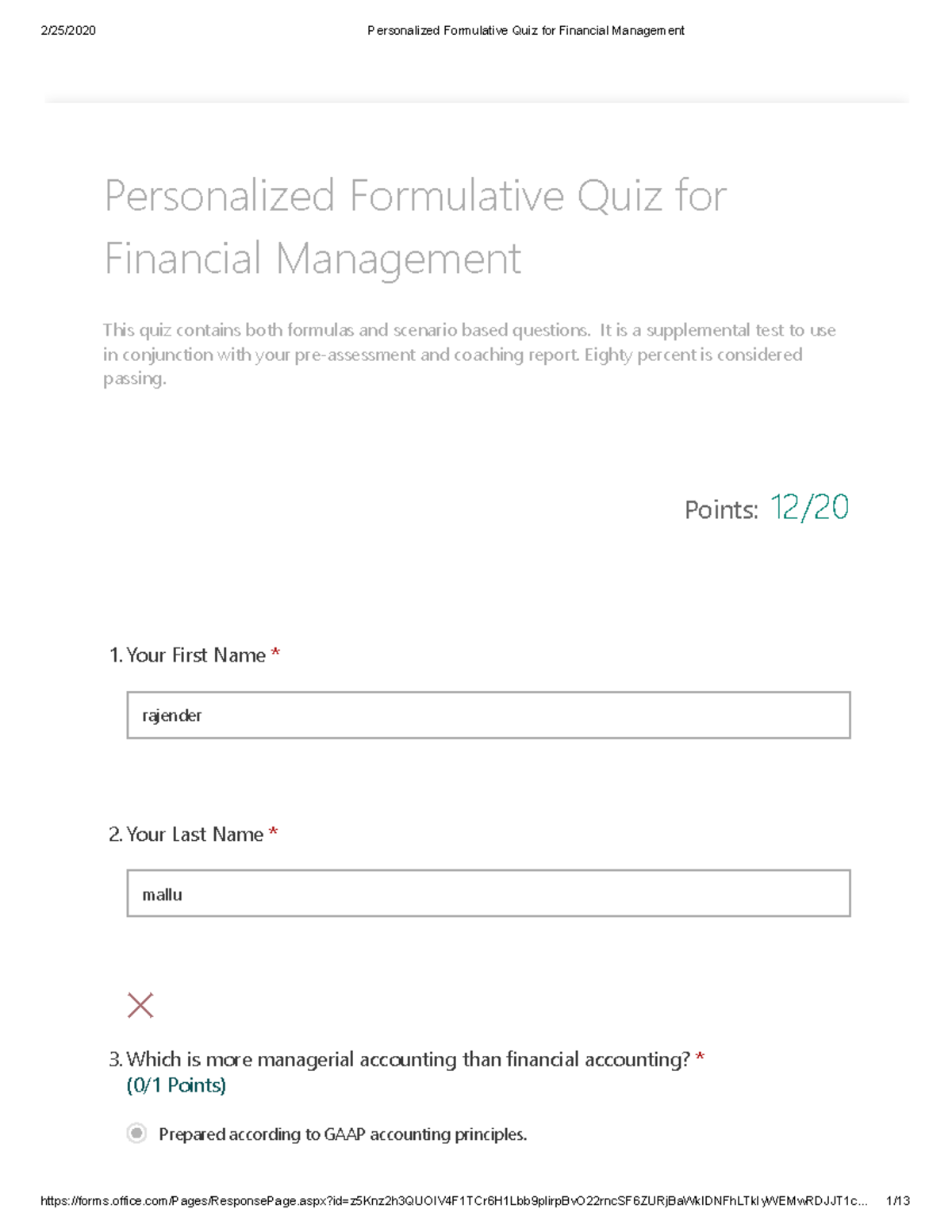 Financial Management for IT Professionals – C928 - Points: 12 ...