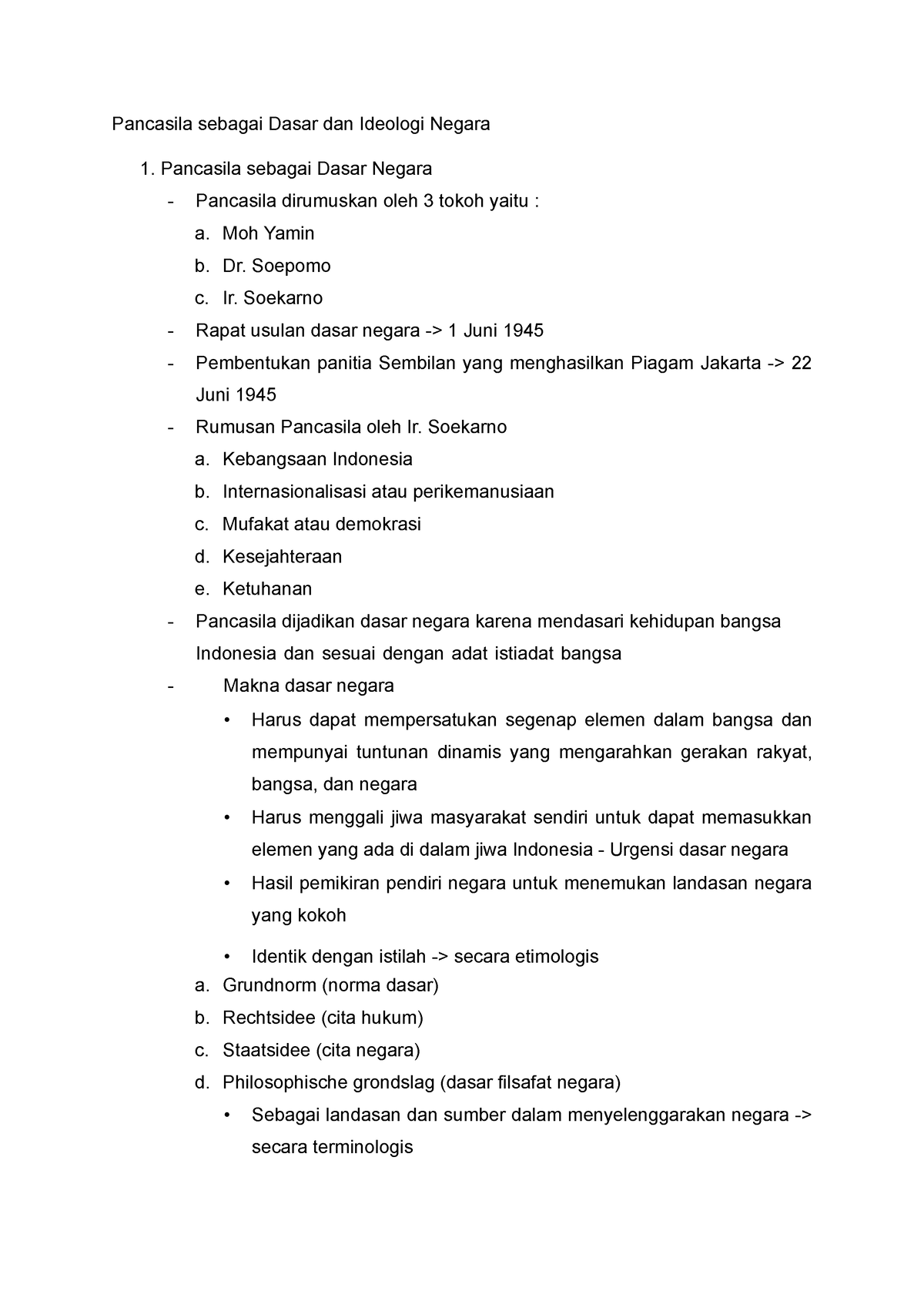 Pancasila Sebagai Dasar Dan Ideologi Negara - Pancasila Sebagai Dasar ...