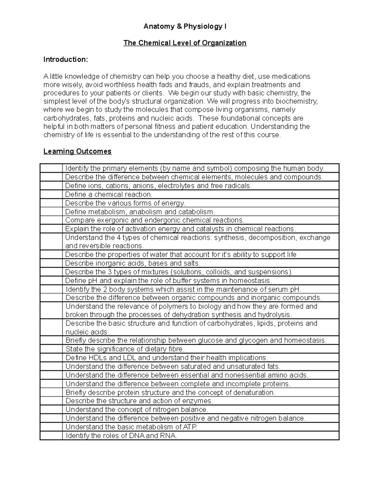 overview-chemistry-anatomy-physiology-i-the-chemical-level-of