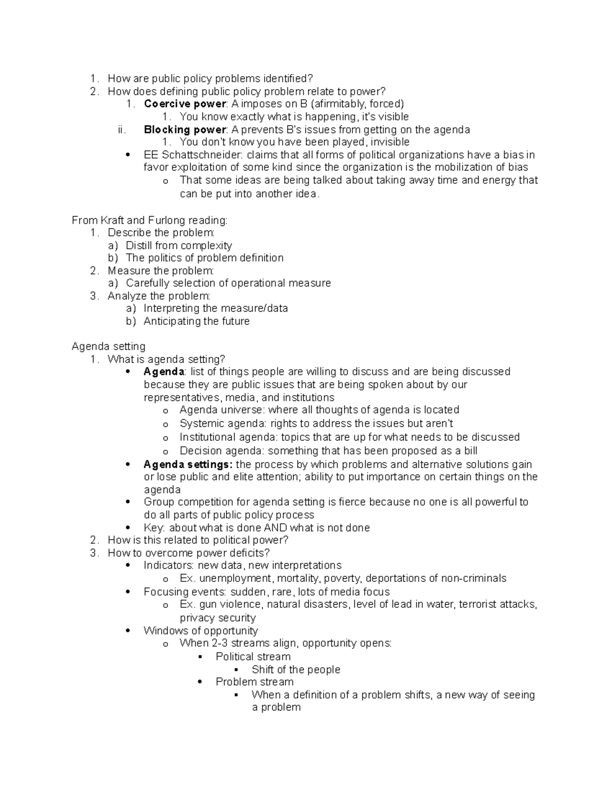 Identifying public policy problems - 1. How are public policy problems ...