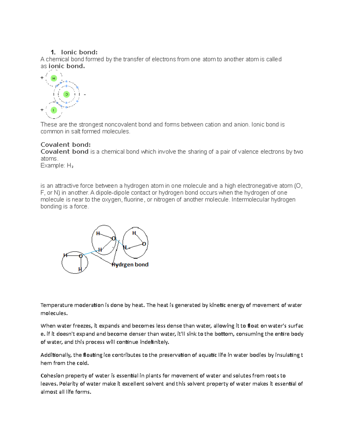 Ionic Bond Biology Bondings 1 Ionic Bond A Chemical Bond Formed