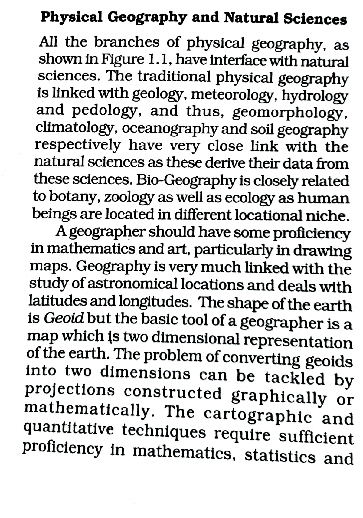 physical geography dissertation