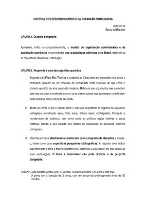 Prova 10 Julho 12 Questoes Studocu