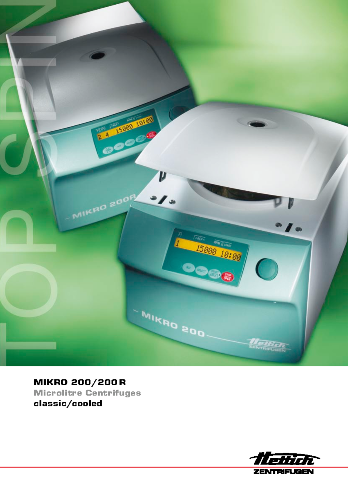 Mikro 200 engl - Proveedores - MIKRO 200/200 R Microlitre Centrifuges ...