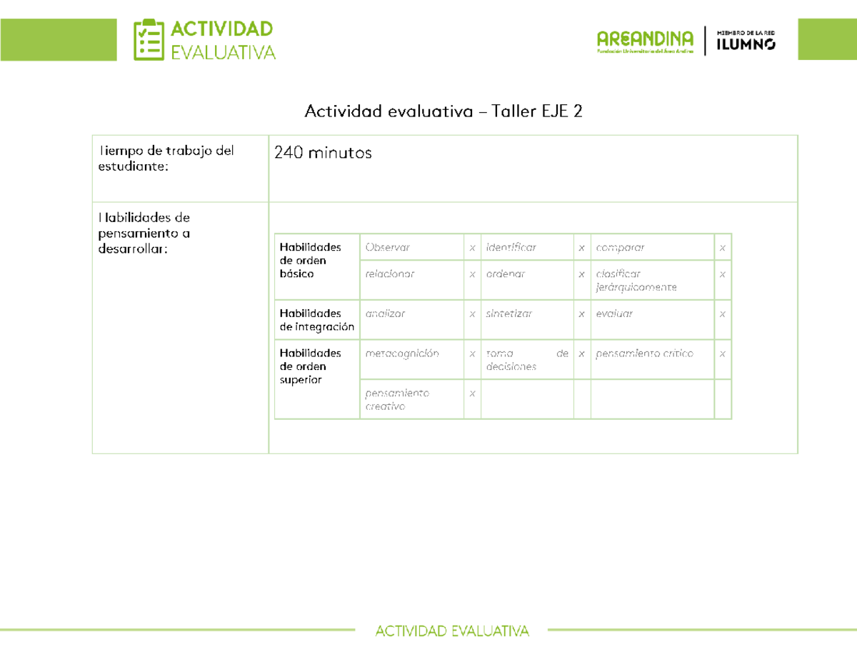 Actividad evaluativa - Eje 2 - Análisis de datos - - Studocu