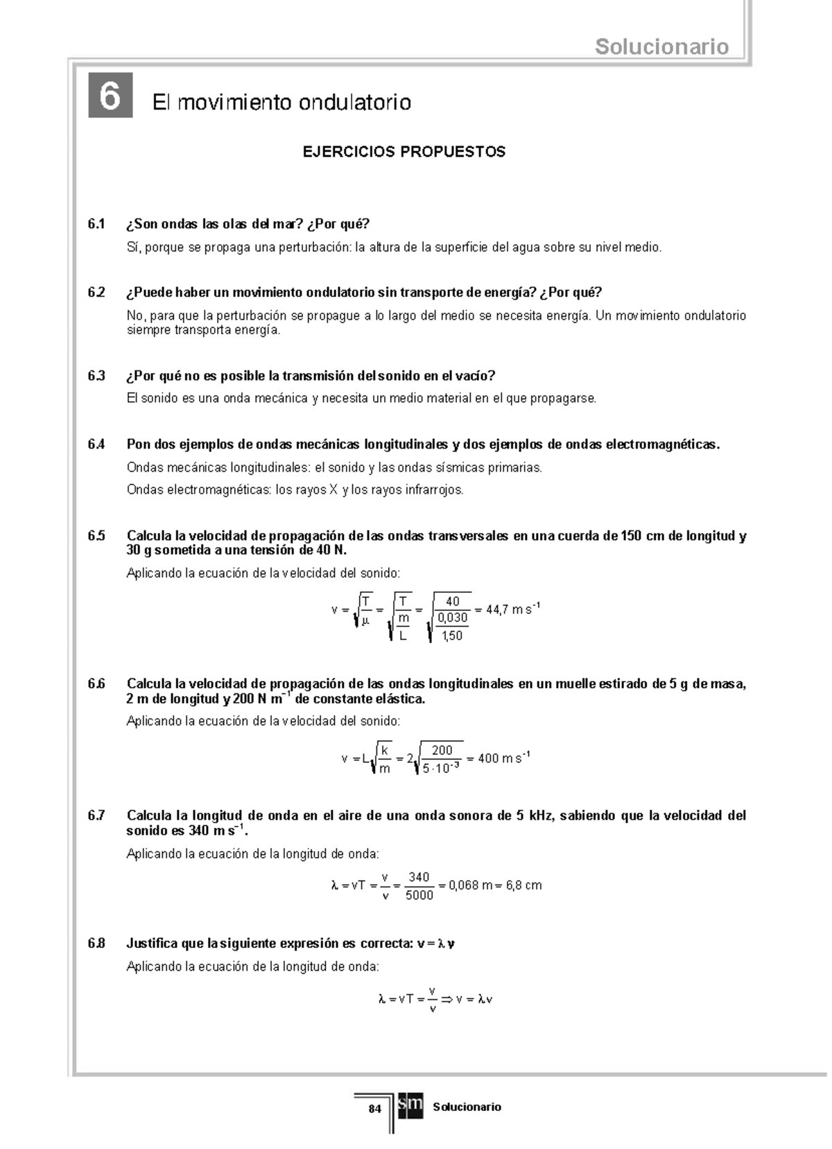 B2 Fisica U6 El-movimiento-ondulatorio - Solucionario 6 El Movimiento ...