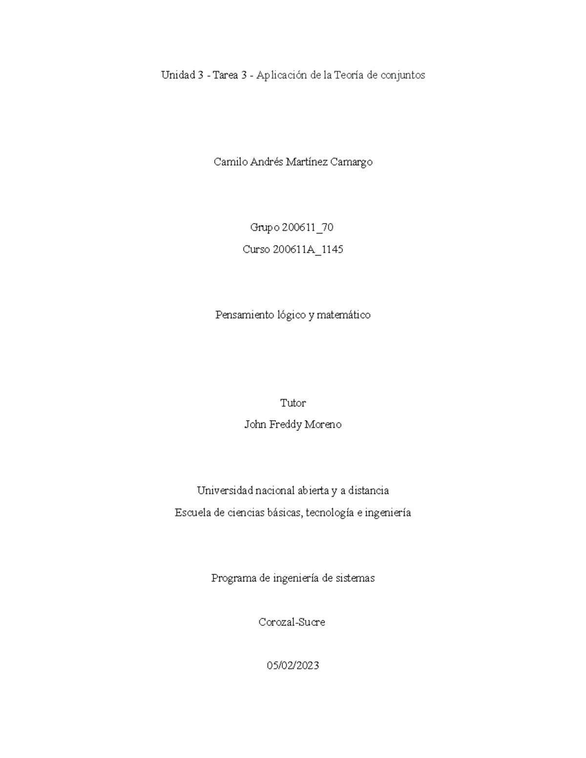2006 11 70 Tarea 3 Camilo Martinez - Unidad 3 - Tarea 3 - Aplicación de ...