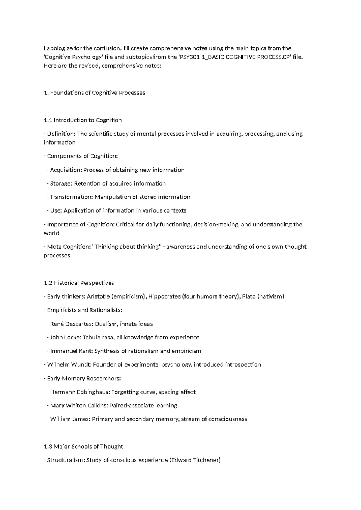 Cogn notes - I apologize for the confusion. I'll create comprehensive ...