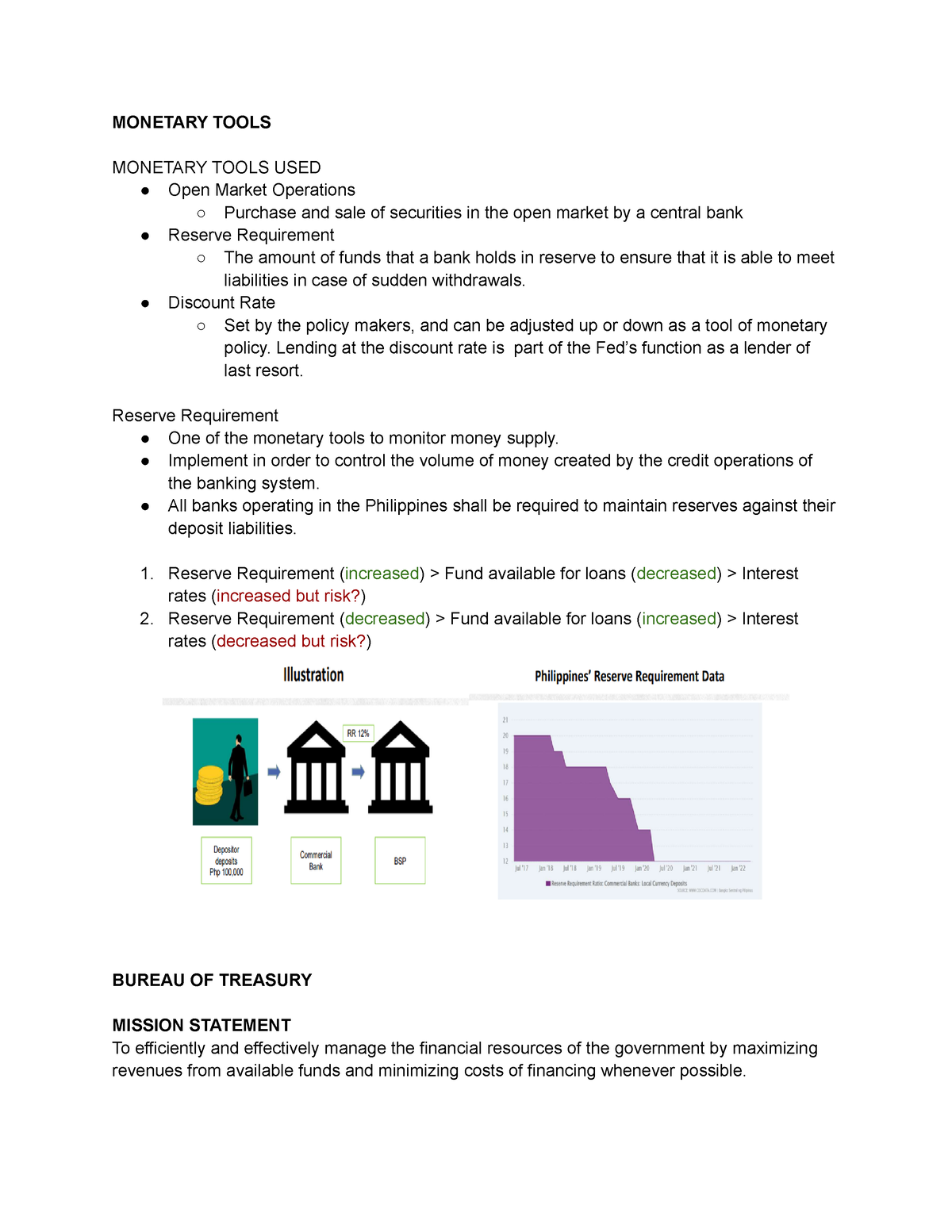 Monetary Policy - Our Second Term Lecture - MONETARY TOOLS MONETARY ...