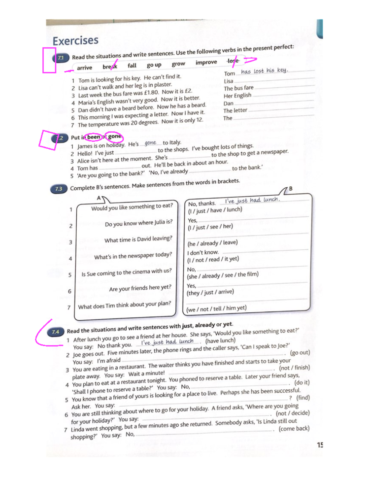 Present Perfect - ingles - Ingles - Studocu