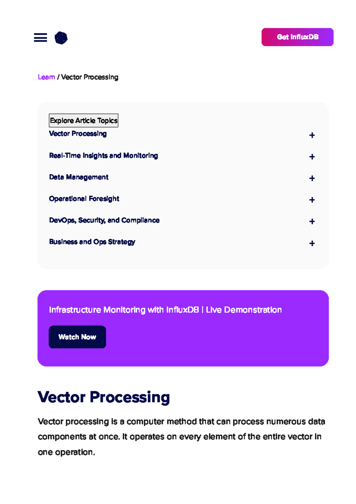 Vector processor - Learn / Vector Processing Explore Article Topics ...