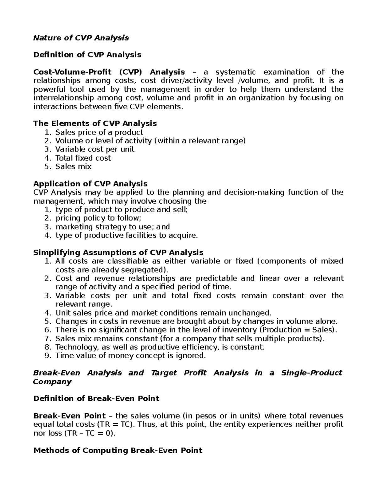 cost-volume-profit-analysis-reviewer-nature-of-cvp-analysis