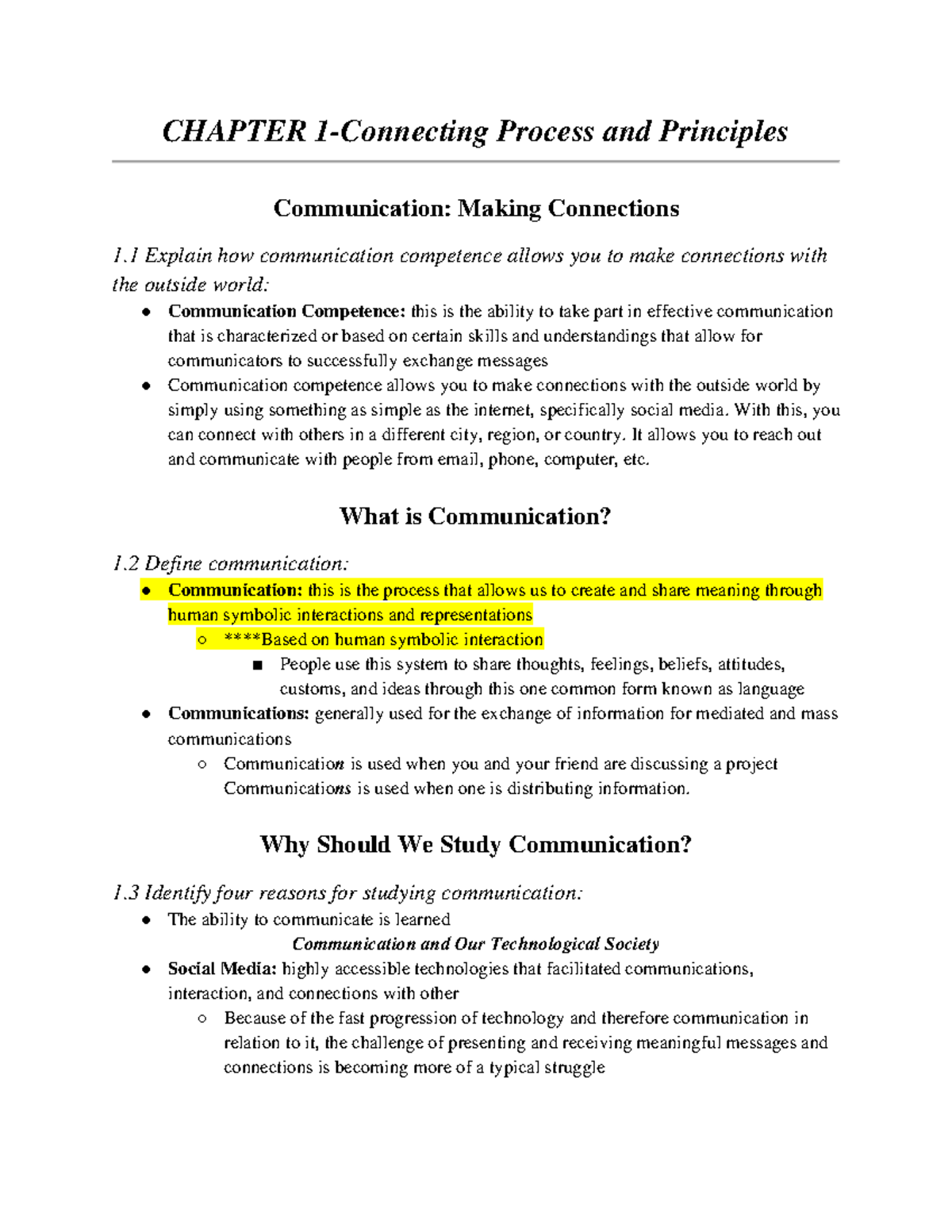 Chapter 1 Notes - CHAPTER 1-Connecting Process and Principles ...