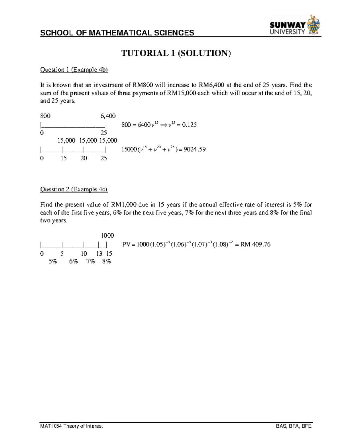 T1A - [MAT1054] Final Exam Exercise 2021 TOI[MAT1054] Final Exam ...