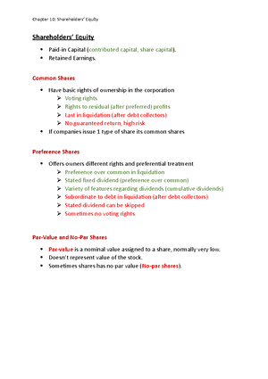 Chapter 5 - Summary Financial Accounting - Chapter 5: Cash and ...