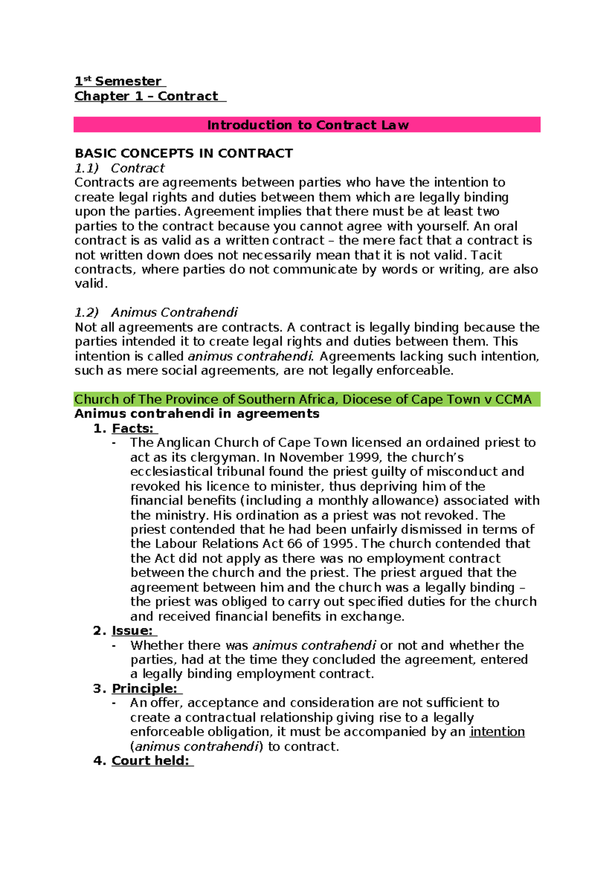 Chapter 1 & 2 - Summary Administrative Law - 1 st Semester Chapter 1 ...