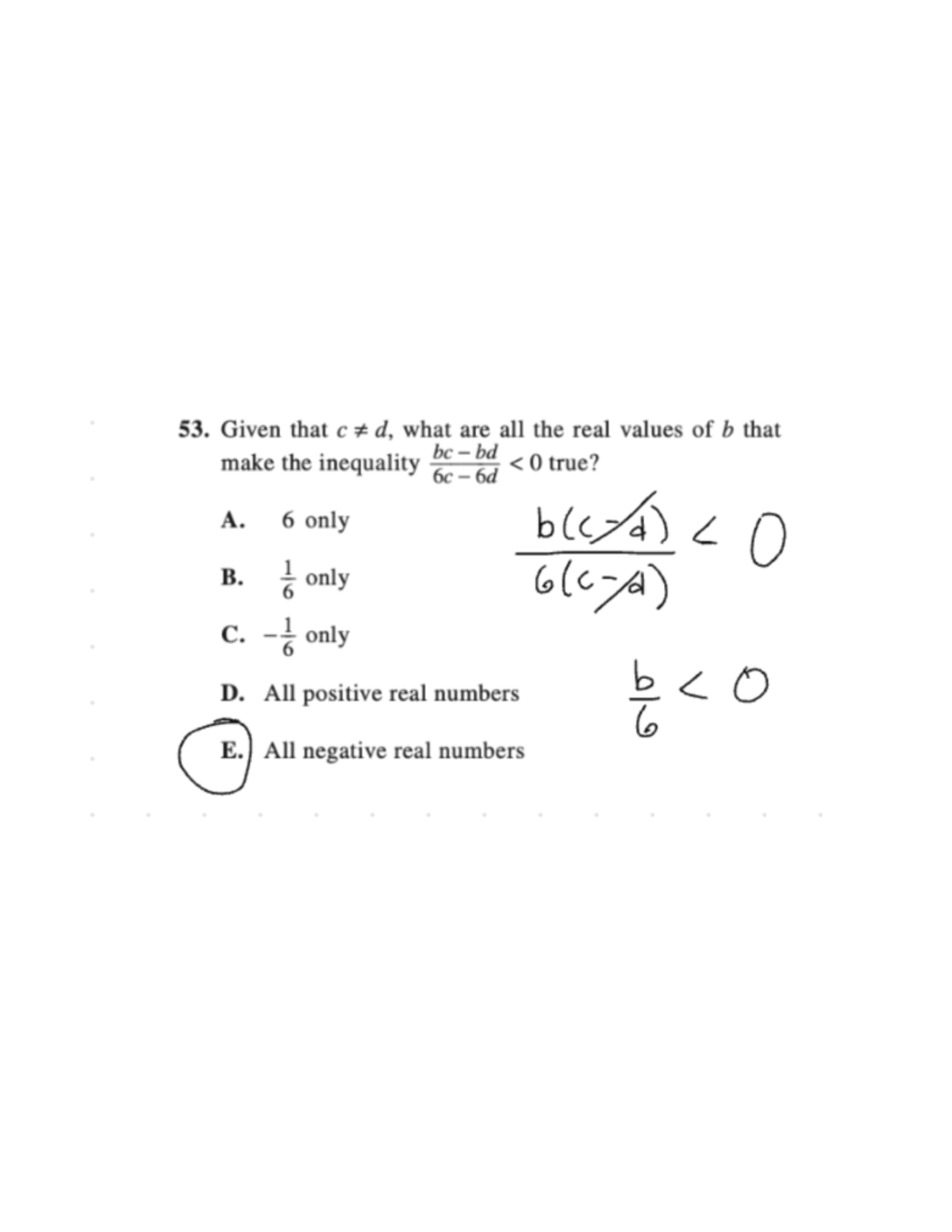 April 2024 ACT Math #53 - Studocu