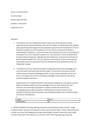 TPN2602 - Assignment 01 Template-2023 - STUDENT ANTI-PLAGIARISM ...