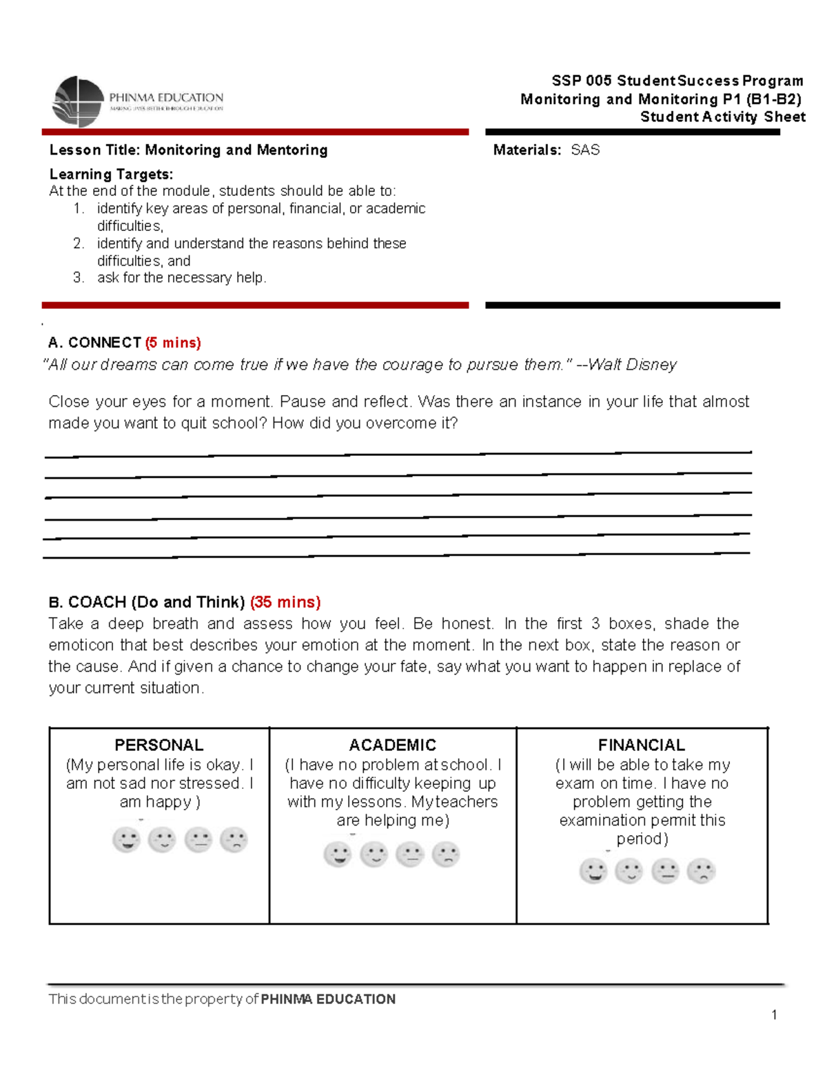 (2) SSP 005 Monitoring And Mentoring P1 (B1-B2) (SAS) - SSP 005 Student ...