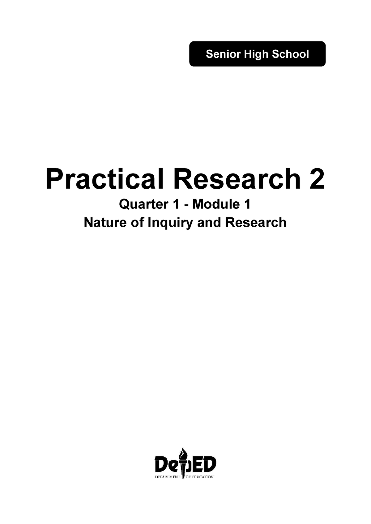 Practical- Research-2 Q1 Mod1-V2 - Practical Research 2 Quarter 1 ...