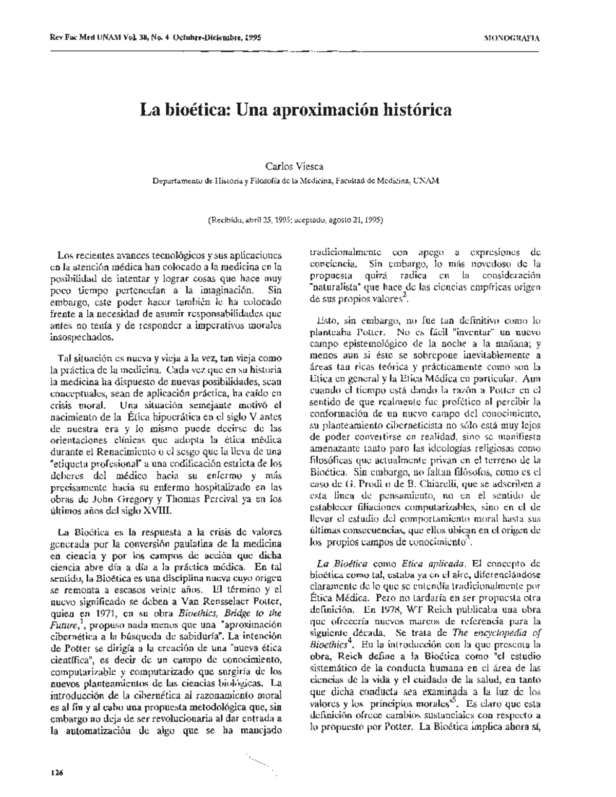 Jrodriguezmartinez,+1995.38 - Rev Fac Med UNAM Vol 38, No. 4 Octubre 