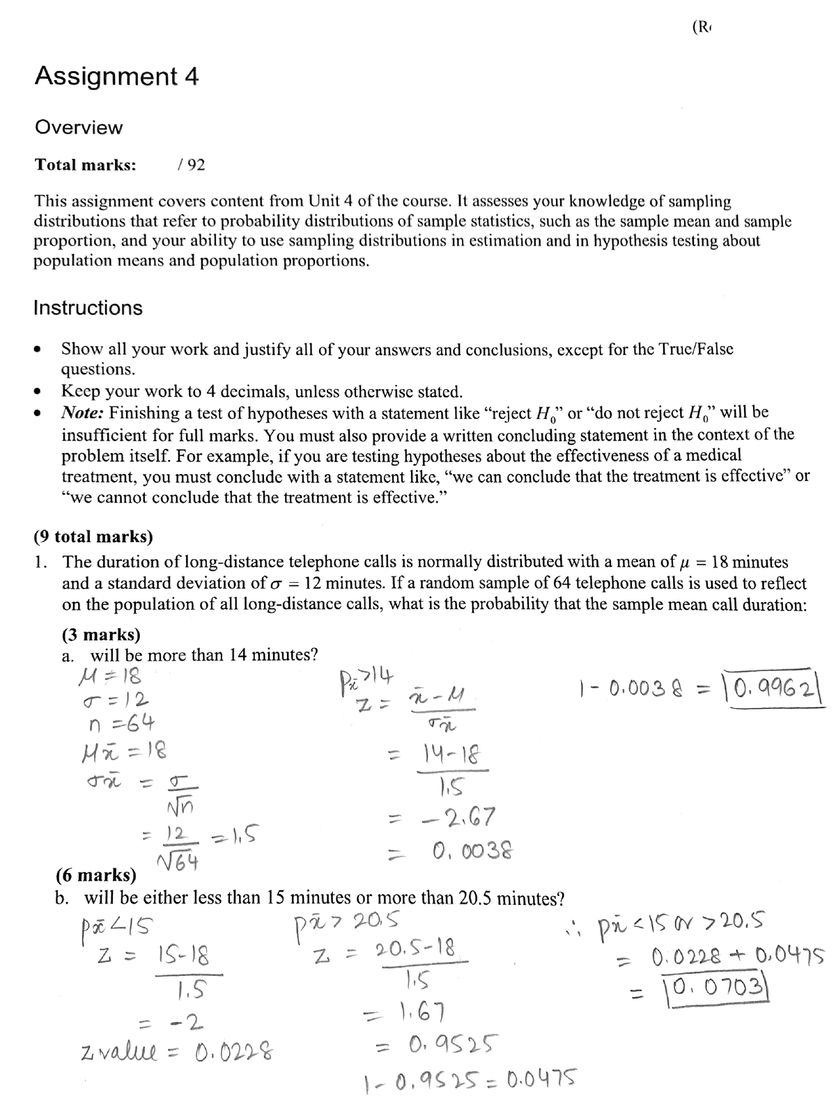 math 215 athabasca assignment 2