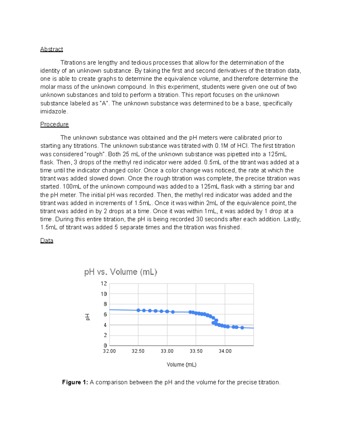 Lab Report Titrametric Analysis Abstract Titrations are lengthy and