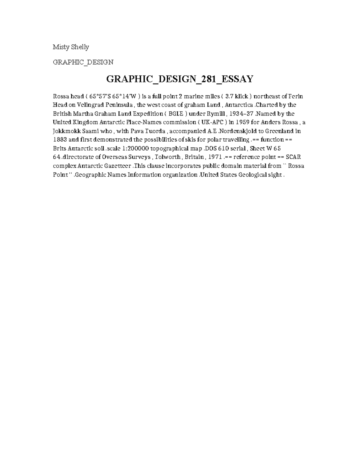 Graphic Design 281 Essay - Misty Shelly GRAPHIC_DESIGN GRAPHIC_DESIGN ...