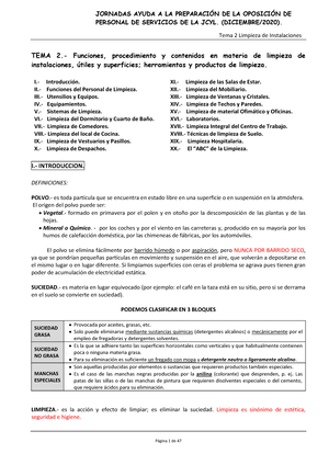 LIMPIEZA EN HOSPITALES V (Sistema de doble cubo 2ª parte)