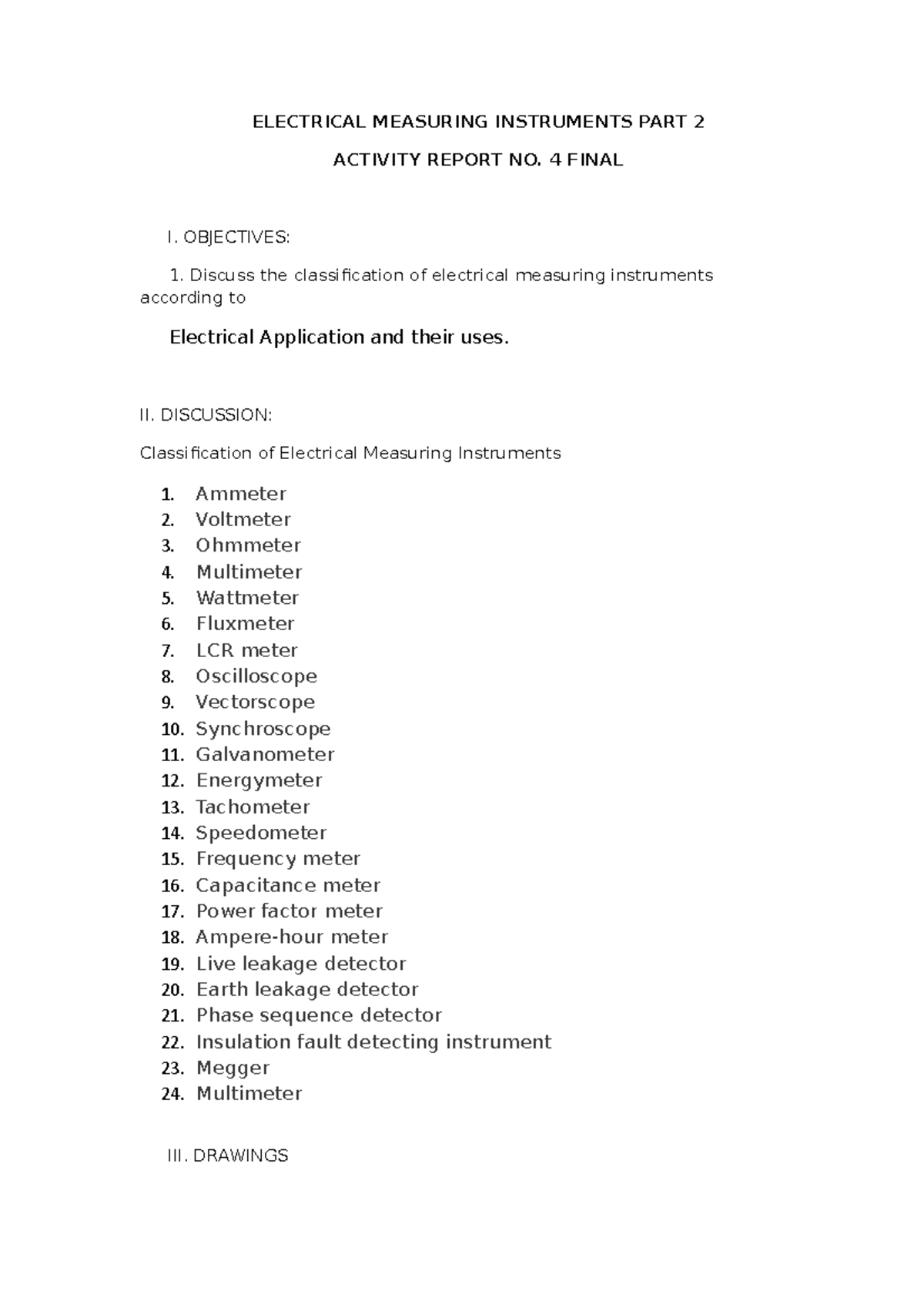 Labactivity4 Study well ELECTRICAL MEASURING INSTRUMENTS PART 2