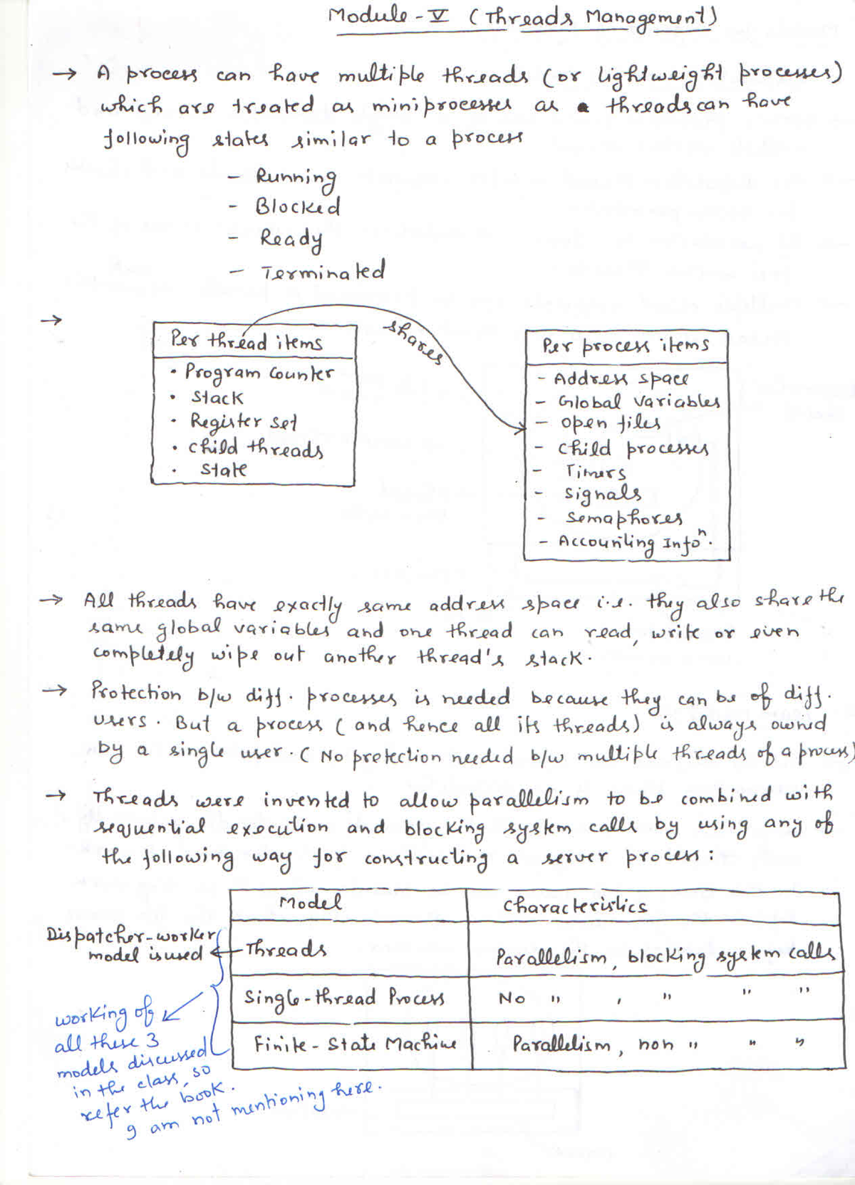 DC-Module 5-Thread Mgmt - Data Structures & Algorithms - Studocu